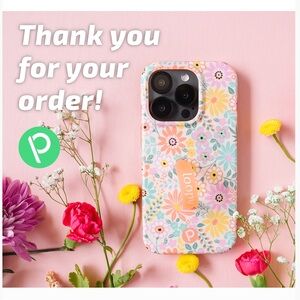 Loopy iPhone 14/13 (6.1" Screen) Case - Floral Burst